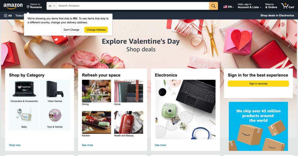 Amazon - Problema Accesului la Cumpărături Online
