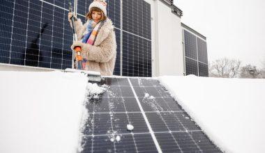 Cum funcționează panourile solare pe timpul iernii