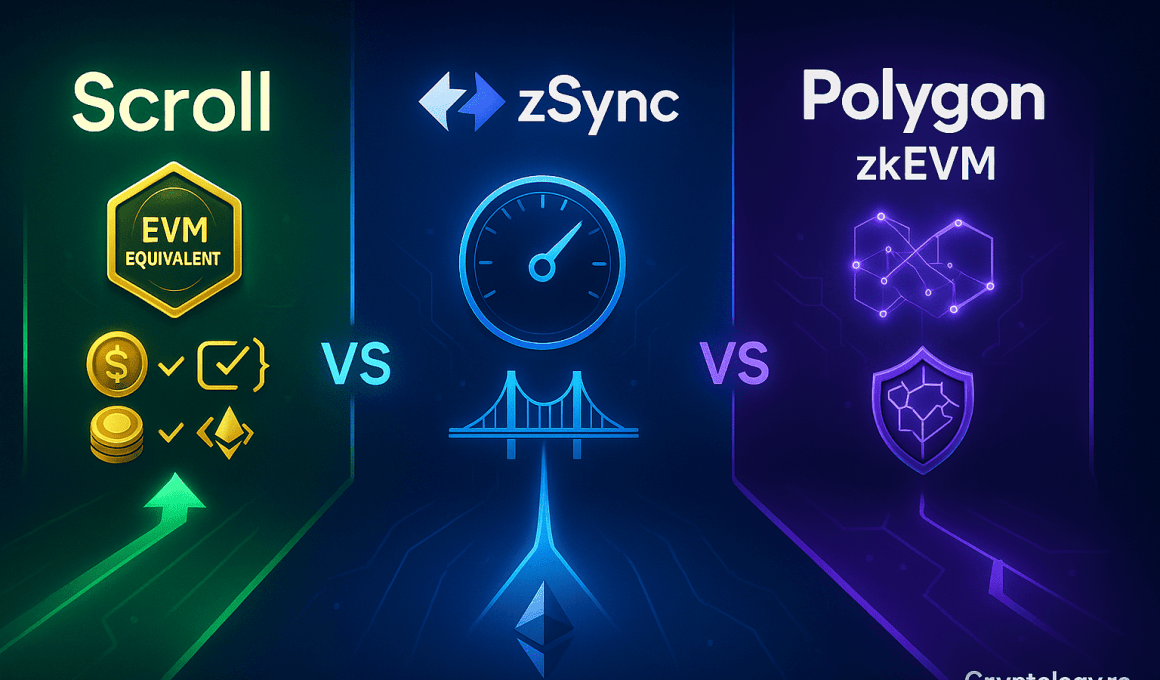 Care sunt avantajele Scroll față de zkSync și Polygon zkEVM?