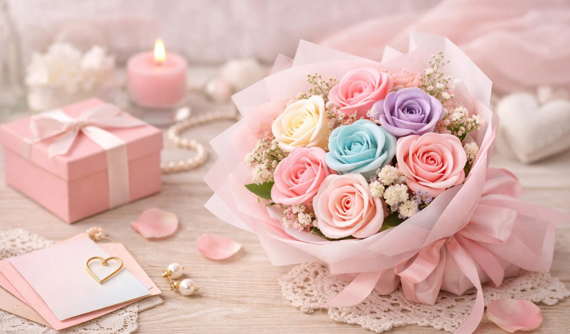 Cum alegi un buchet de trandafiri de săpun pastel pentru un cadou delicat