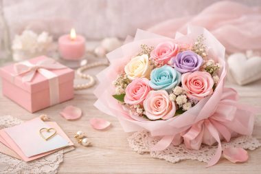 Cum alegi un buchet de trandafiri de săpun pastel pentru un cadou delicat